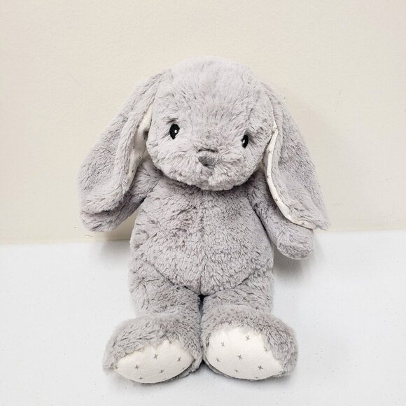 Best Made Toys 14" Gray Bunny Rabbit X Cross Feet Ears Stuffed Animal Plush - Picture 1 of 6